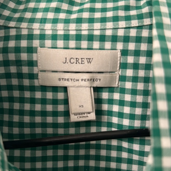 J crew button down gingham shirt - Picture 2 of 3